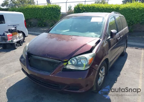 2007 Honda Odyssey Ex-L из США, поврежденный, VIN 5FNRL38687B418441